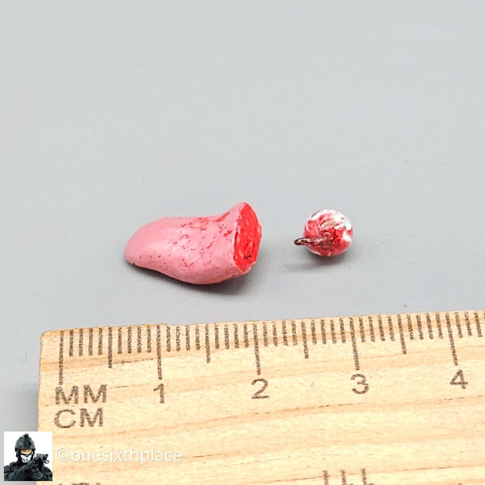 1:6 scale DamToys Gangster's Kingdom Diamond Angelo Severed Eye & Tongue Parts