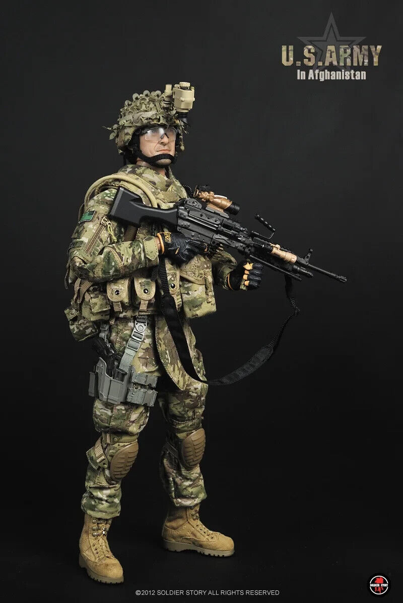1:6 Soldier Story US Army in Afghanistan Multicam Waist Pack w/ Belt 12" Figure
