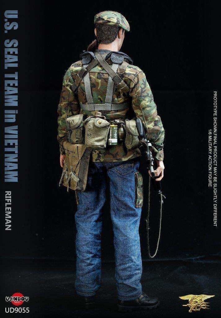 1:6 scale Ujindou US SEAL Team Rifleman in Vietnam UDT Life Vest for 12" Figures