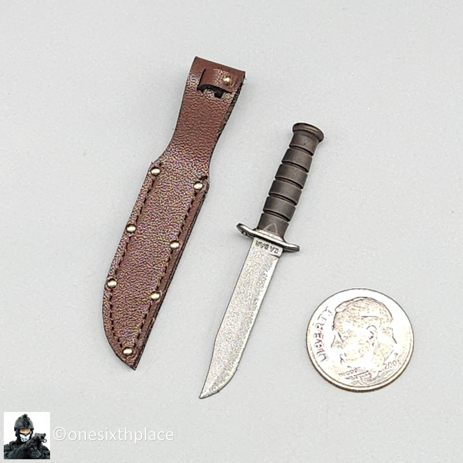1:6 Facepool WWII USMC Snafu KA-BAR Knife for 12" Figures