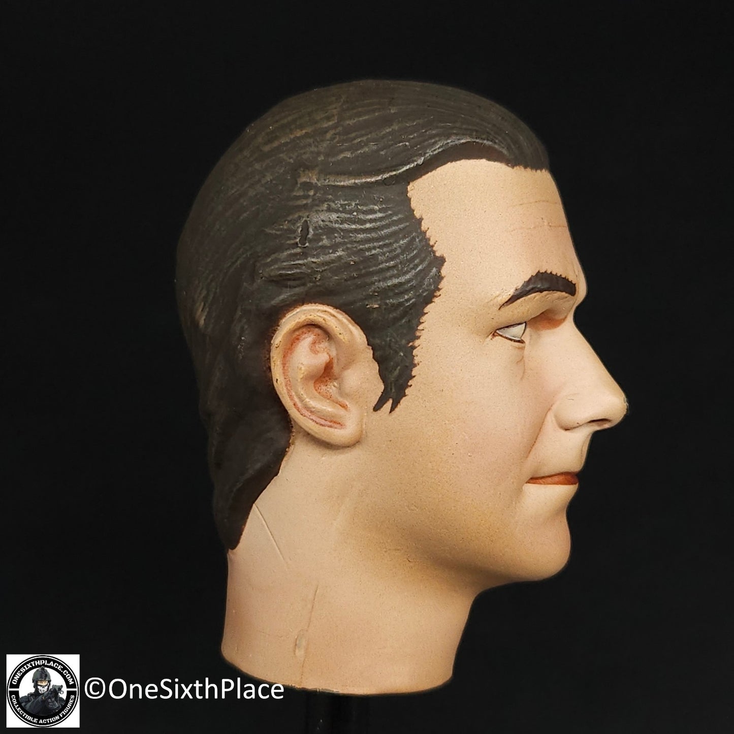 1:6 Sideshow Civil War 1st Texas Male Head Sculpt USED READ NOTE for 12" Figures
