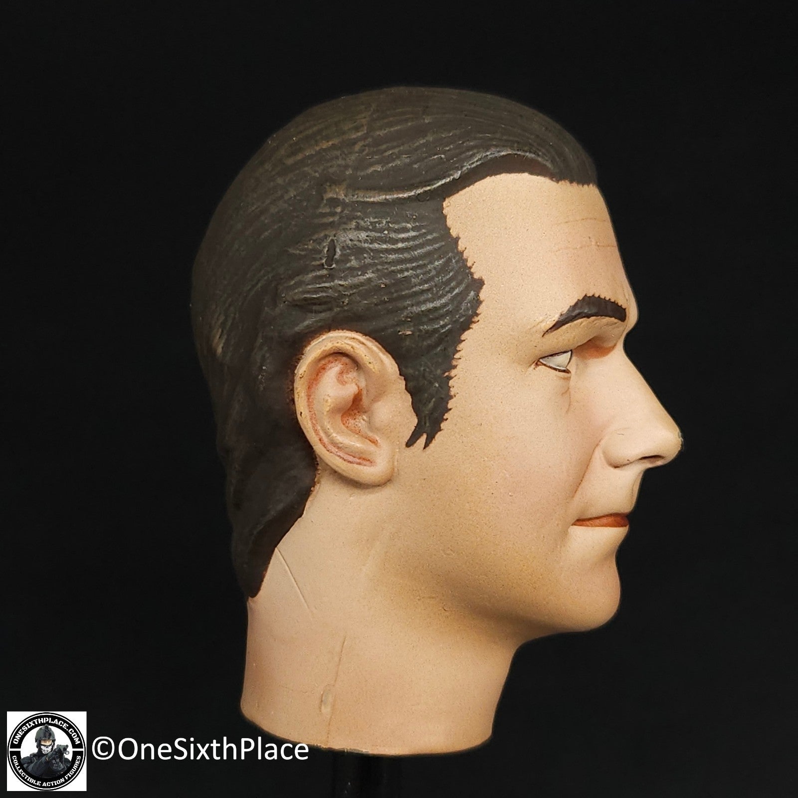 1:6 Sideshow Civil War 1st Texas Male Head Sculpt USED READ NOTE for 12" Figures