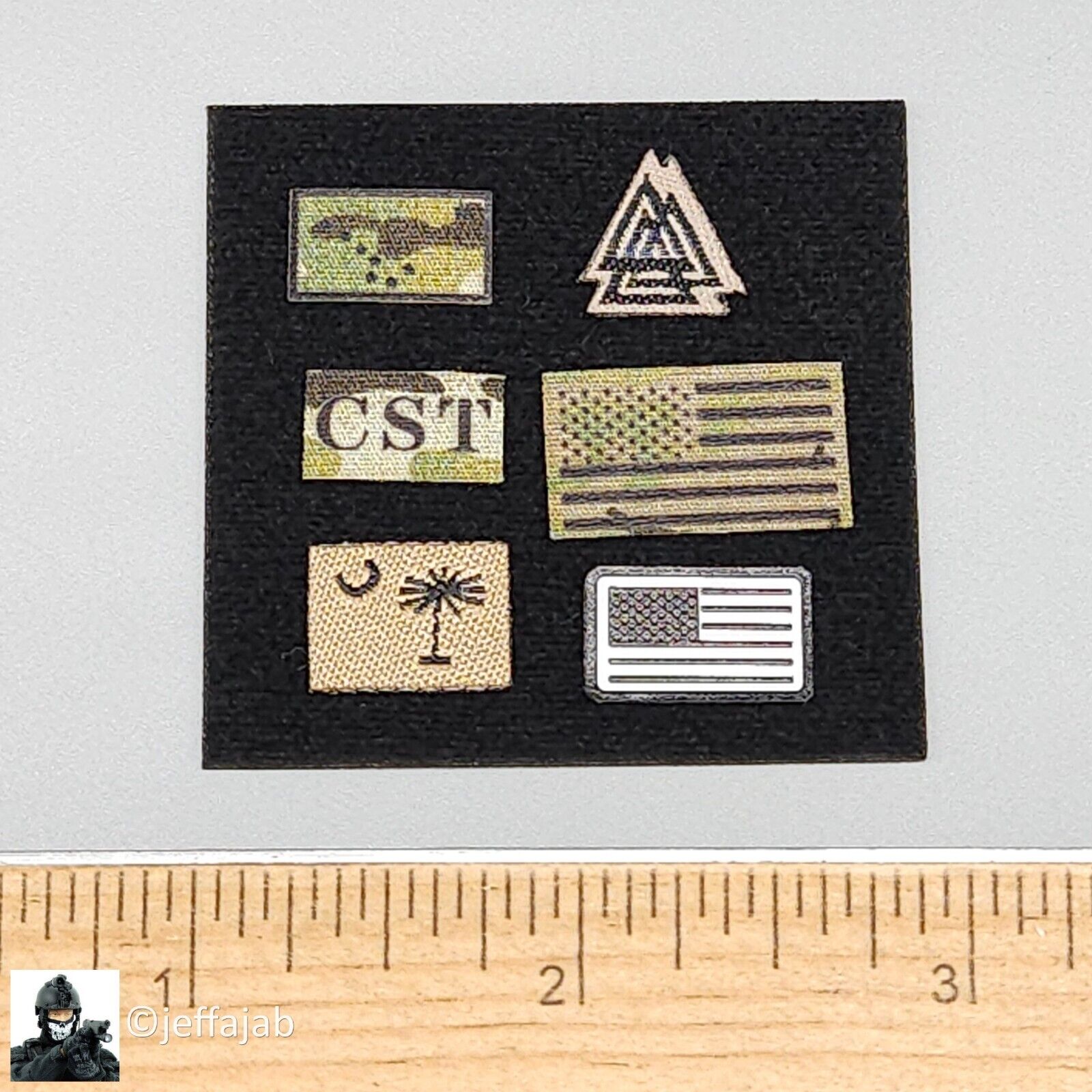 1:6 Easy & Simple Delta Force 2022 Female Cultural Support Team CST Patches Set