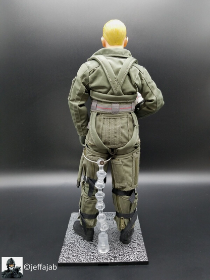 1:6 BBI Elite Force 12" Action Figure Display Stand Base for GI Joe Dragon Pilot