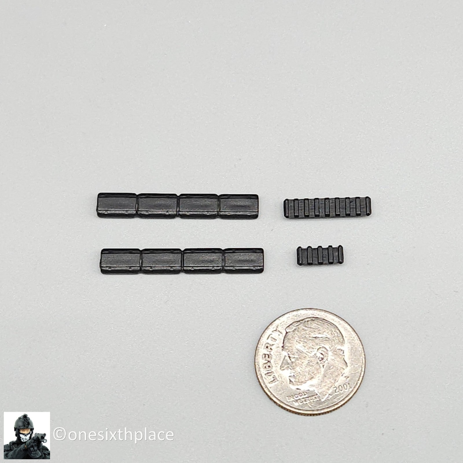 1:6 Easy & Simple PMC Mlok Rifle Rails w/ Rail Covers for 12" Figures 06042D