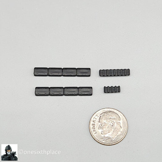 1:6 Easy & Simple PMC Mlok Rifle Rails w/ Rail Covers for 12" Figures 06042D