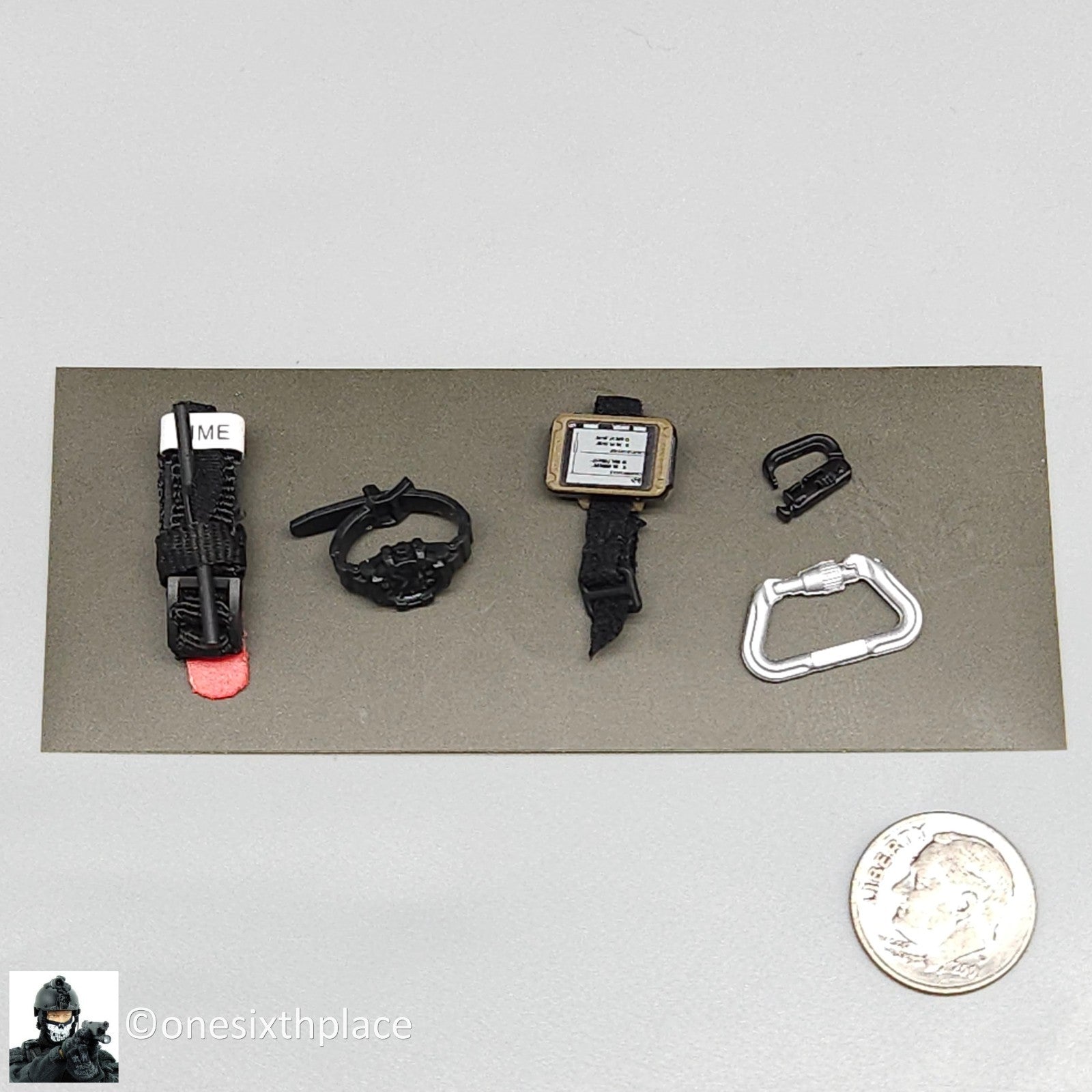 1:6 scale Easy & Simple Coalition Forces SAS Sniper Watch GPS Tourniquet Set