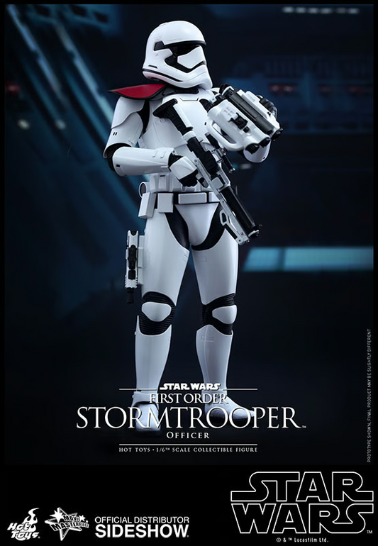 1:6 scale Hot Toys Star Wars First Order Stormtrooper Officer 12" Figure MMS334