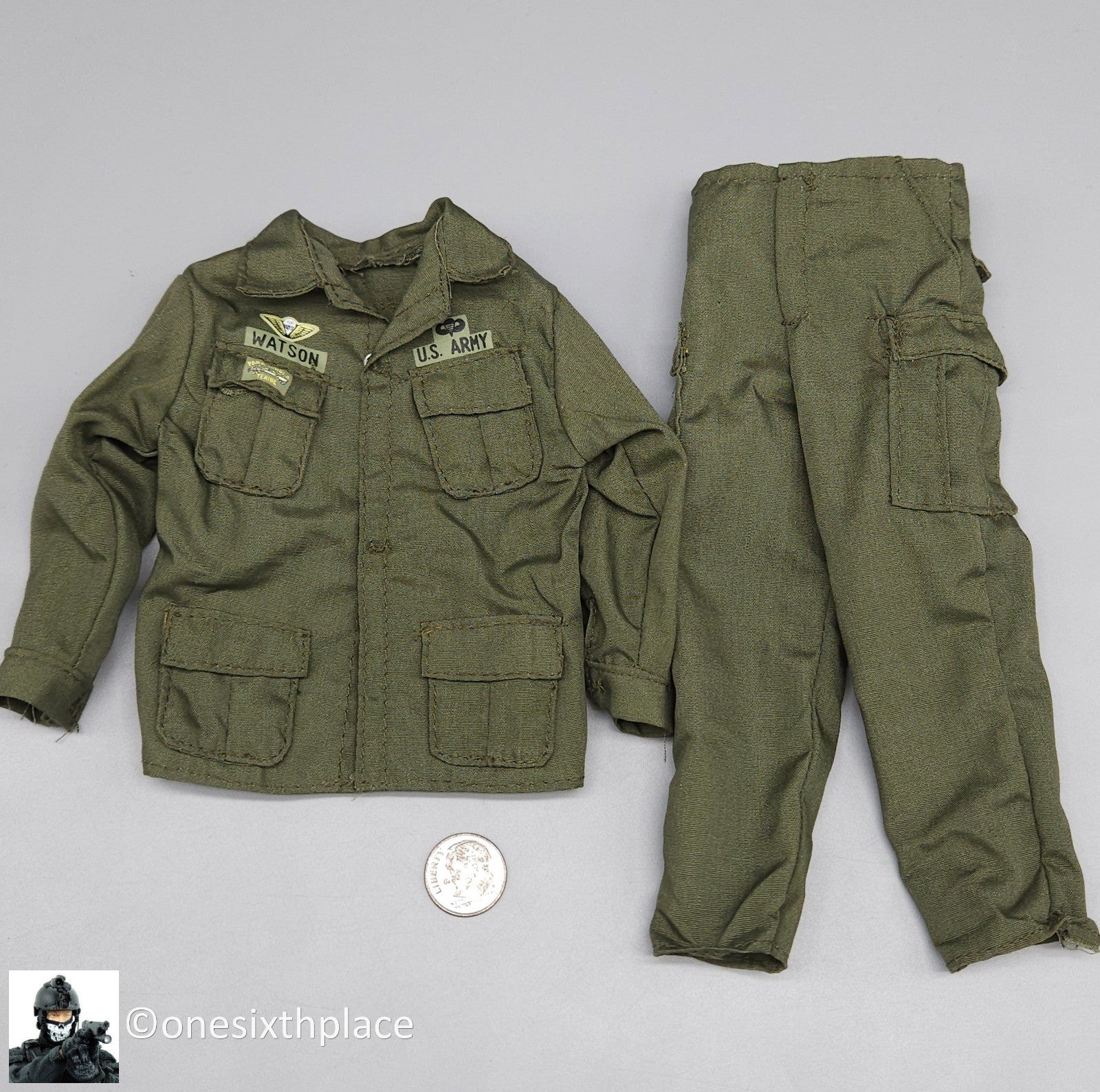 1:6 Ultimate Soldier US Army Ranger Recon Uniform w/ Patches for 12" Figures