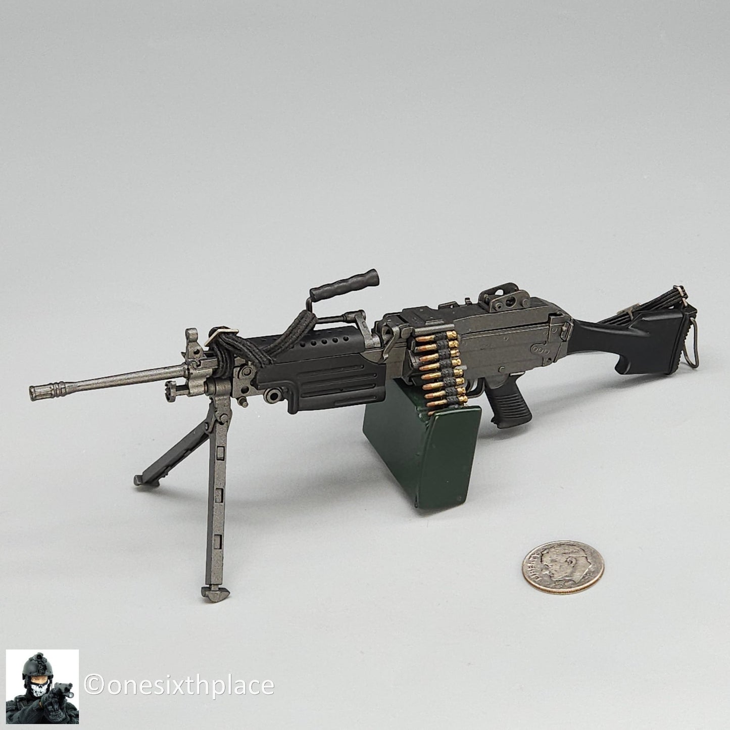 1:6 Dragon Army Ranger Lucas M249 SAW Machine Gun for 12" Figures