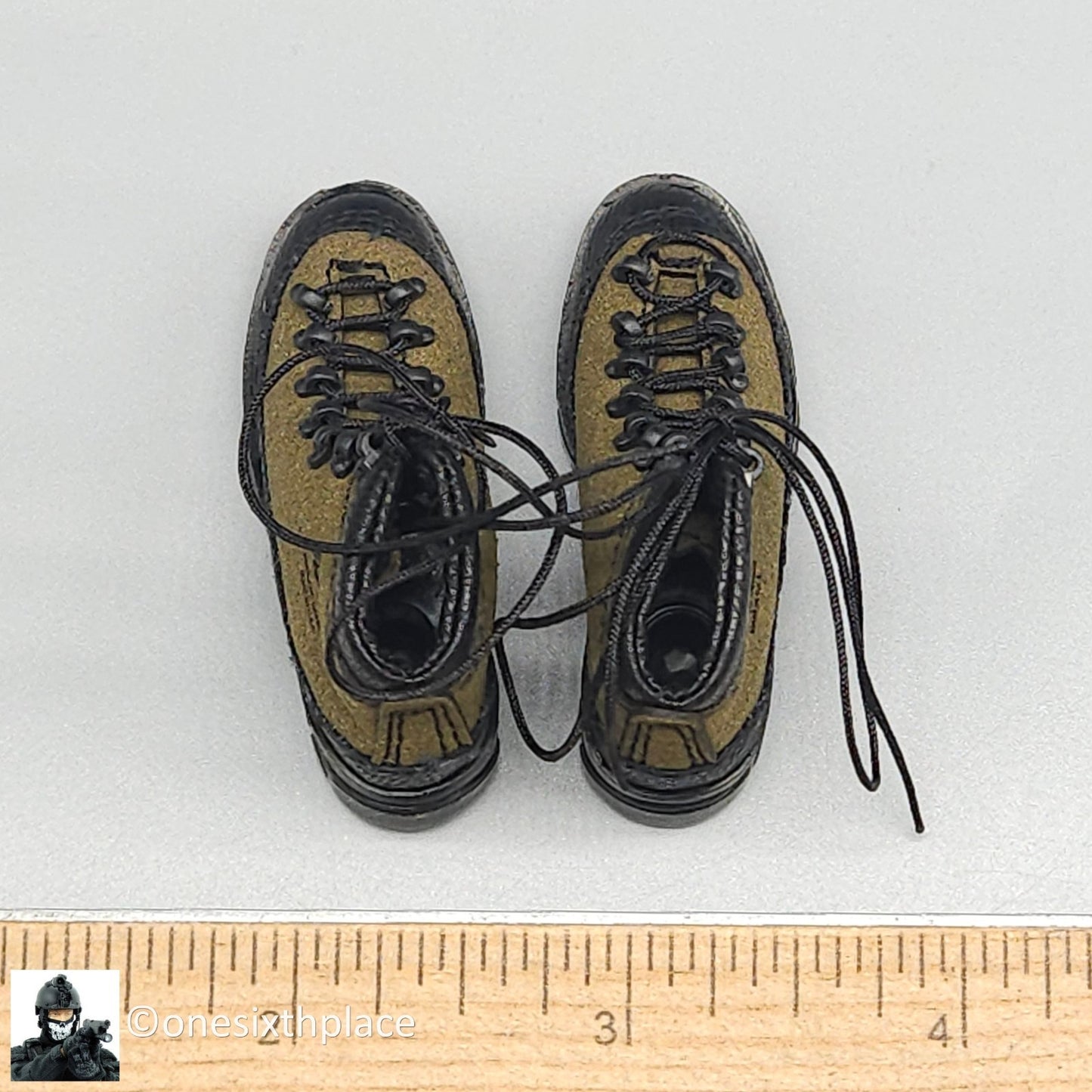 1:6 scale Easy & Simple PMC Weapon Specialist Green Danner Boots (Peg Type)