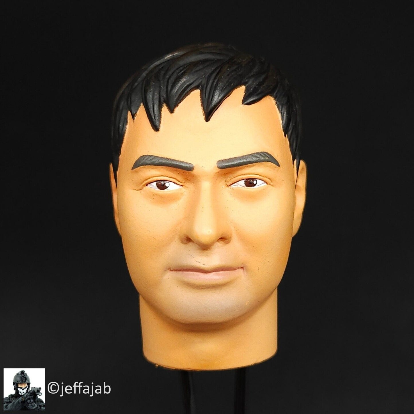 1:6 Dragon Detective Chow Asian Male Head Sculpt for 12" Figures