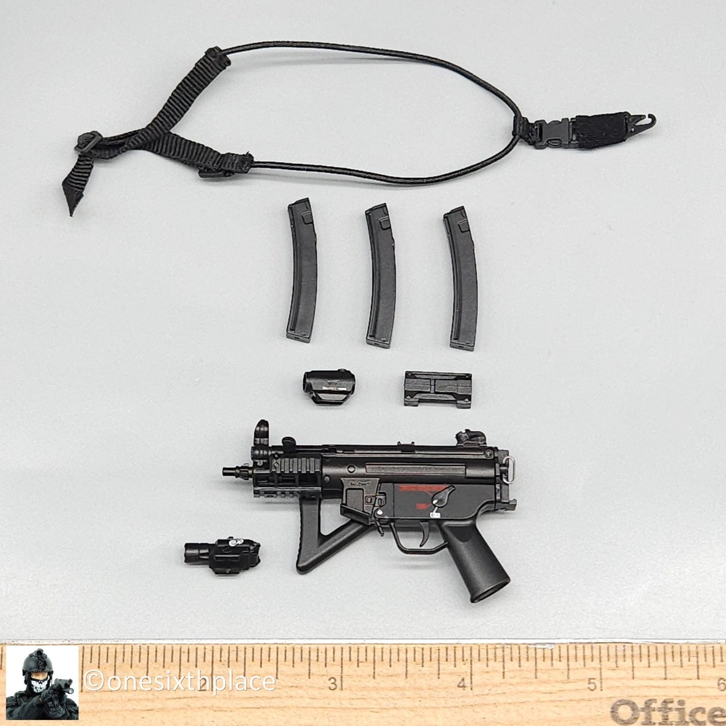 1:6 scale Easy & Simple Coalition Forces MP5 Submachine Gun 12" Figures 26065SC