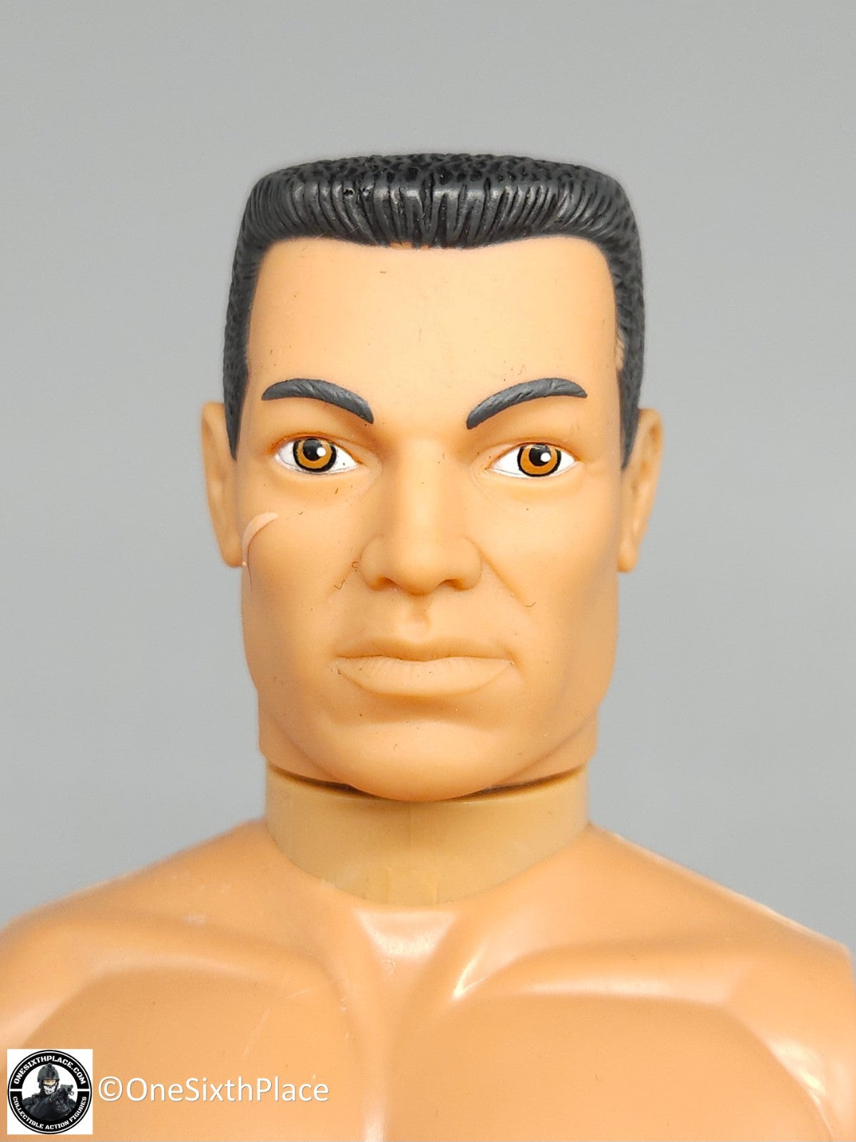 1:6 scale Hasbro GI Joe 1996 Male Nude Body w/ Black Flattop Hair 12" Figure