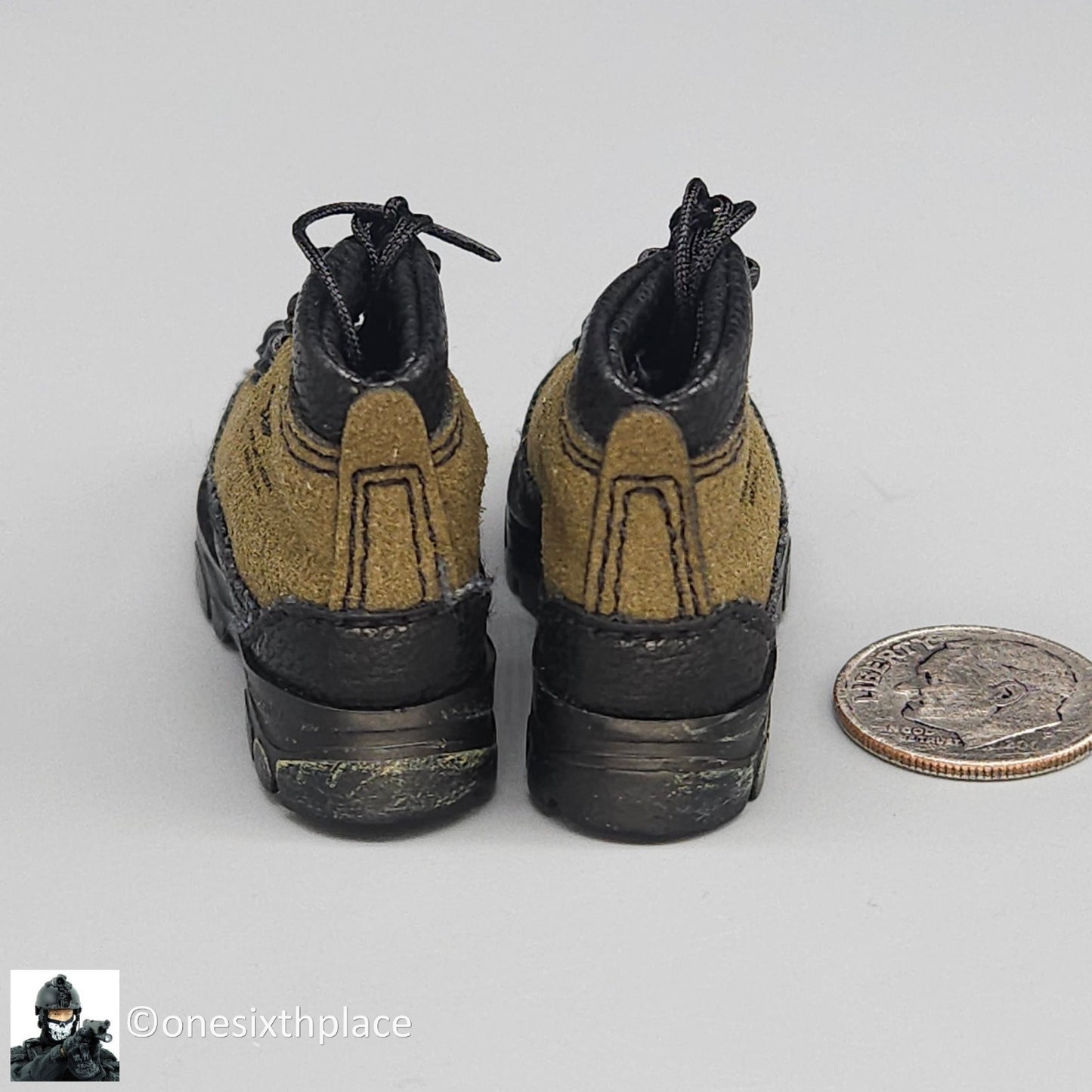 1:6 scale Easy & Simple PMC Weapon Specialist Green Danner Boots (Peg Type)