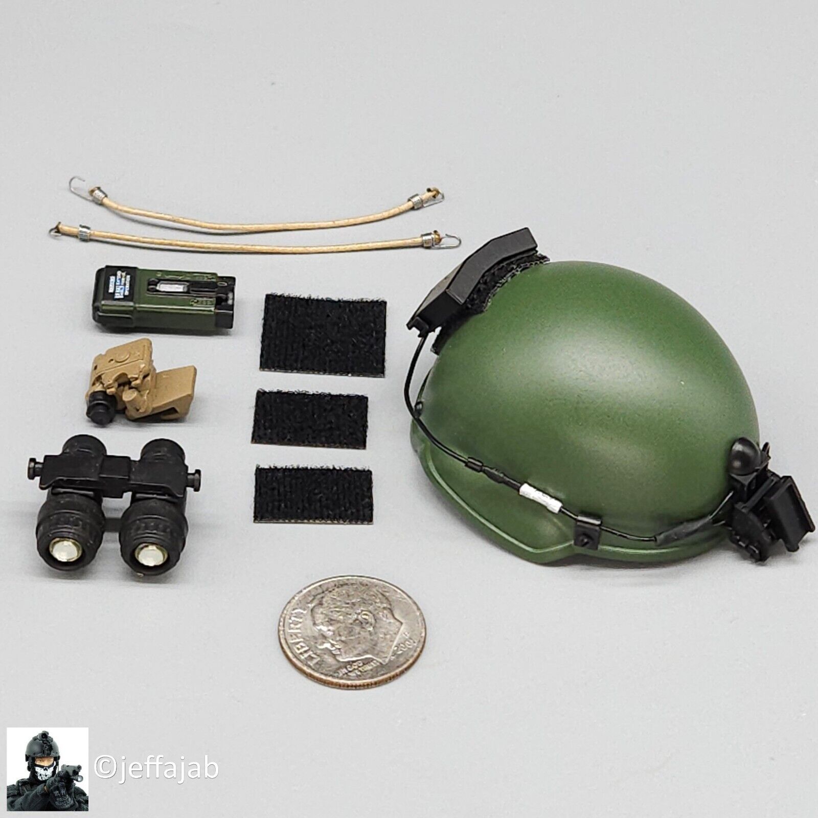 1:6 Damtoys 1st SFOD-D Enduring Freedom MICH 2002 Helmet w/ NVG for 12" Figures