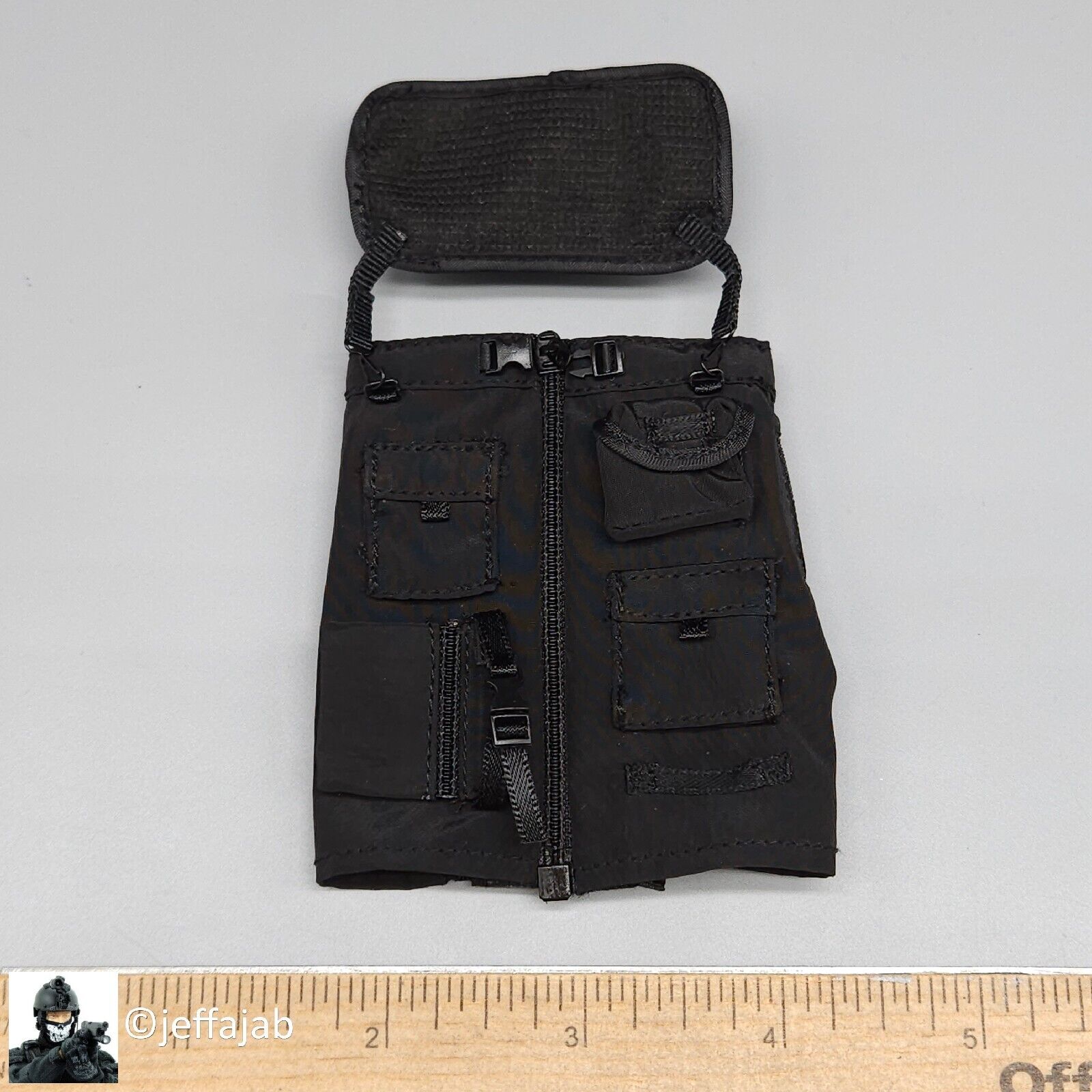 1:6 Very Cool Trickybaby 12 Female Black Tactical Skirt for 12" Figures