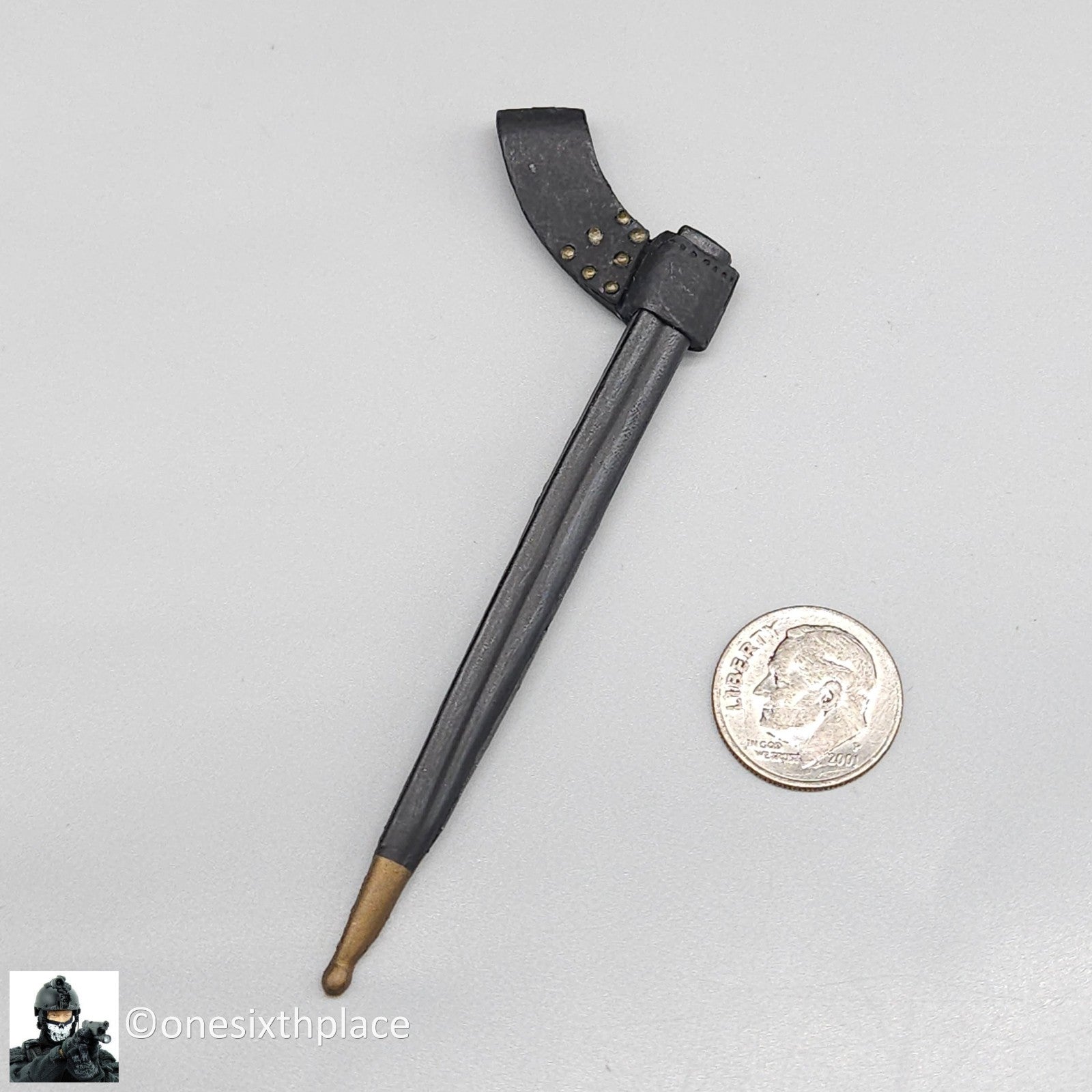 1:6 scale Sideshow Civil War Bayonet Scabbard (Plastic) for 12" Figures