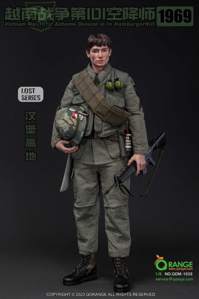 1:6 scale QO Toys Vietnam 101st Airborne Hamburger Hill M6 Bayonet Knife
