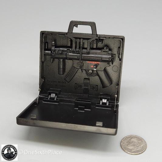 1:6 scale InToyz Spy Briefcase MP5K Submachine Gun for 12" Figures