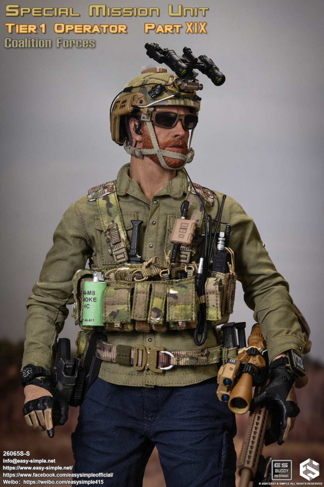 1:6 scale Easy & Simple Coalition Forces SAS Sniper Watch GPS Tourniquet Set