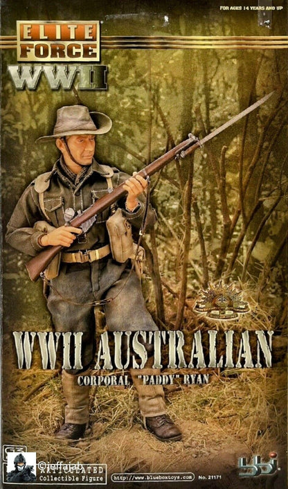 1:6 BBI WWII Australian Paddy Male Head Sculpt for 12" Figures