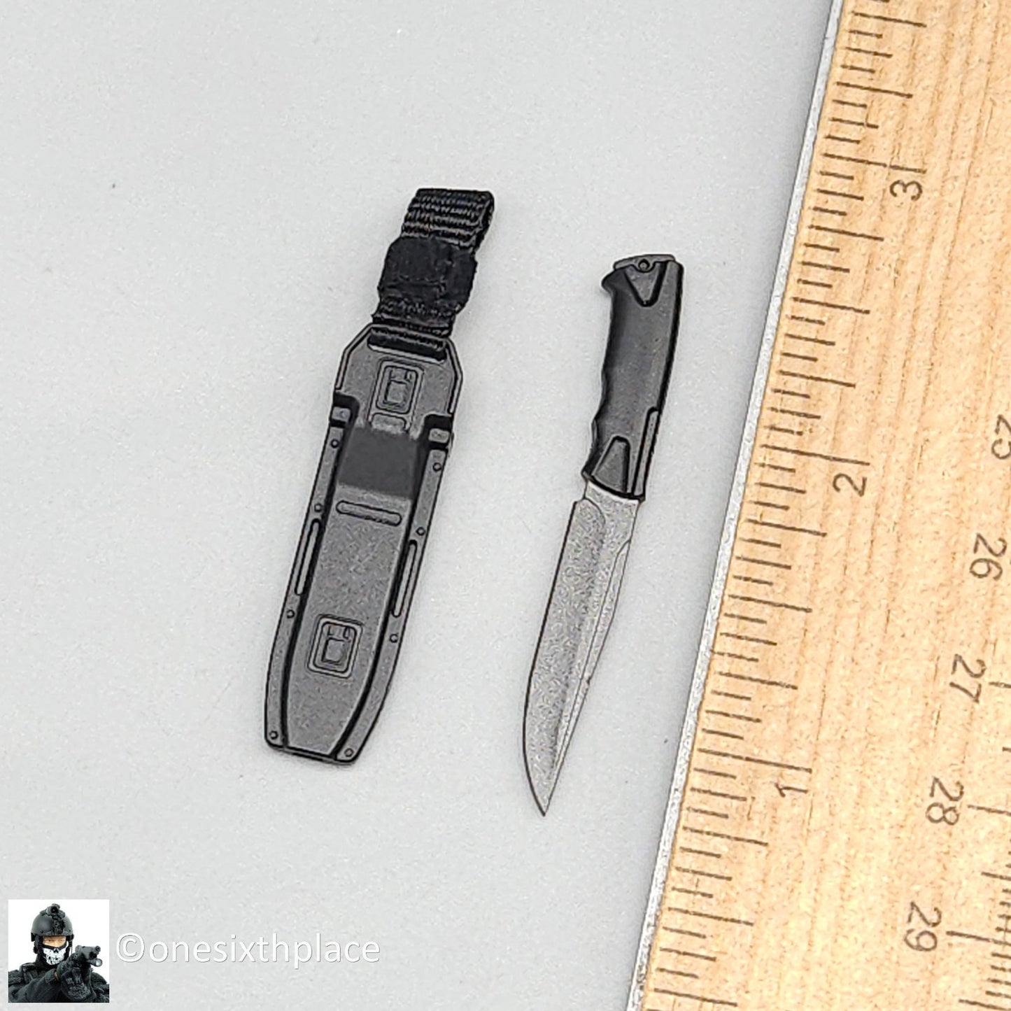 1:6 scale Easy & Simple Russian ALPHA Team Leader Combat Knife for 12" Figures