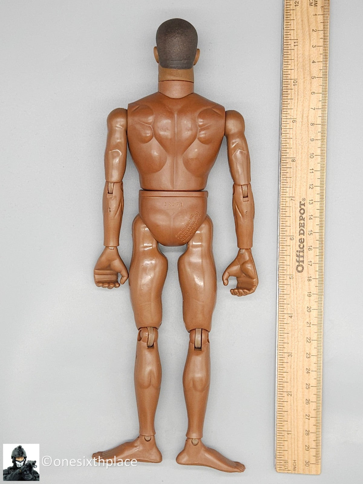 1:6  scale Hasbro GI Joe 1996 AA Black Male Nude Body for 12" Figures