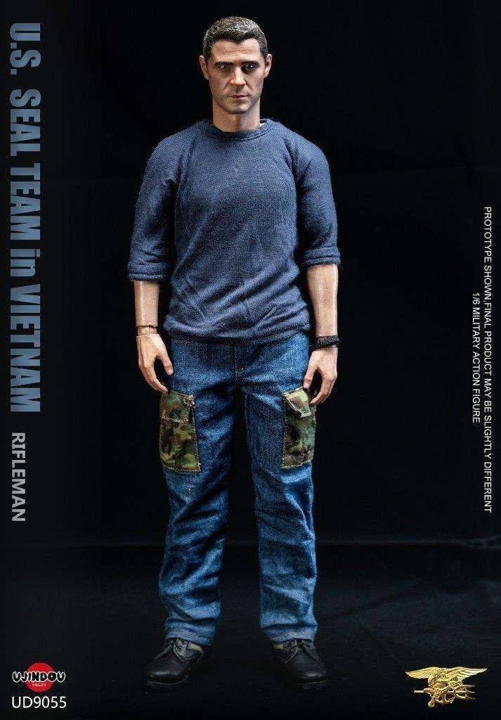 1:6 scale Ujindou US SEAL Team Rifleman in Vietnam UDT Life Vest for 12" Figures