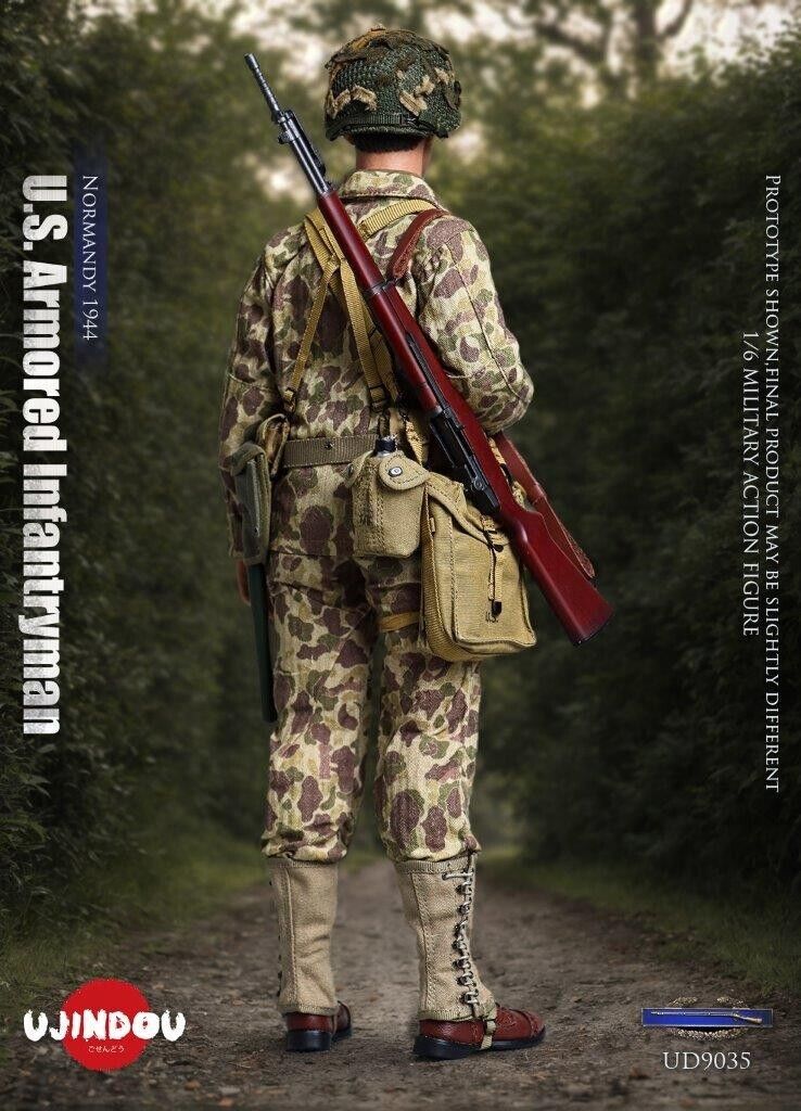 1:6 scale Ujindou WWII US Armored Infantryman Leggings Gaiters for 12" Figures