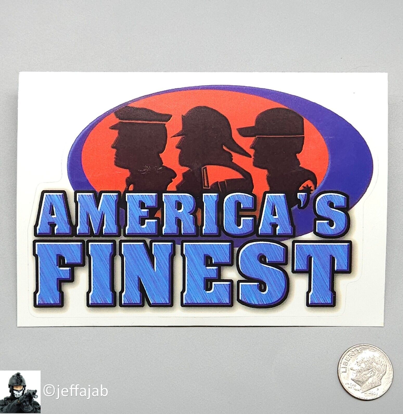 21st Century Toys Fan Club Member America's Finest 3" x 4.5" Collectible Sticker