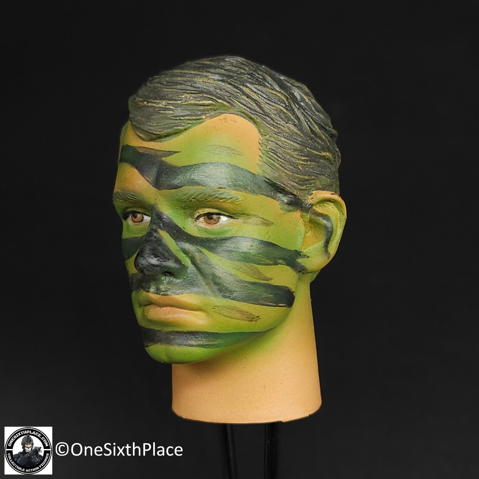 1:6 scale Toy Soldier Vietnam LRRP Kenn Miller Camo Male Head for 12" Figure