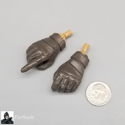 1:6 Very Hot Toys PMC Tactical Gloved Hands for 12" Figures VHT