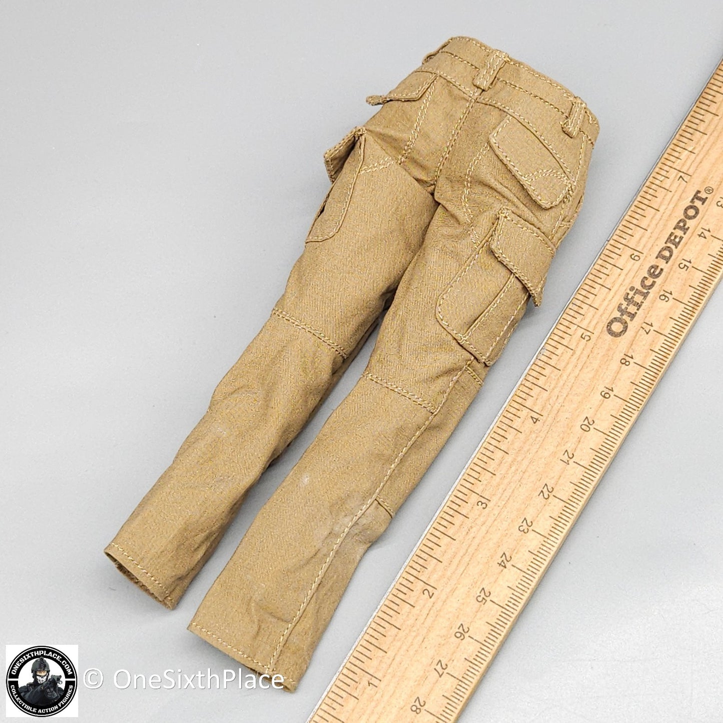 1:6 scale Female Tan Tactical Pants for 12" Figures