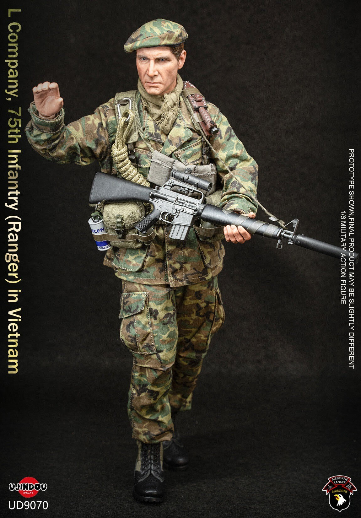1:6 scale Ujindou UD9070 U.S. ARMY L Company 75th Infantry Ranger in Vietnam 12" Figure (PREORDER)