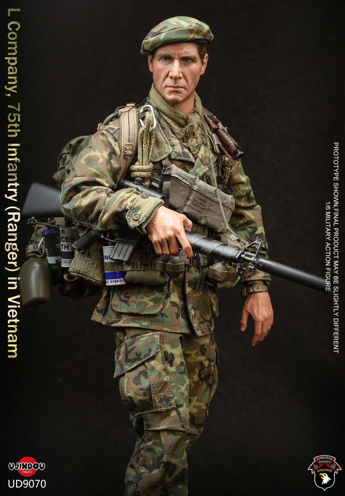 1:6 scale Ujindou UD9070 U.S. ARMY L Company 75th Infantry Ranger in Vietnam 12" Figure (PREORDER)