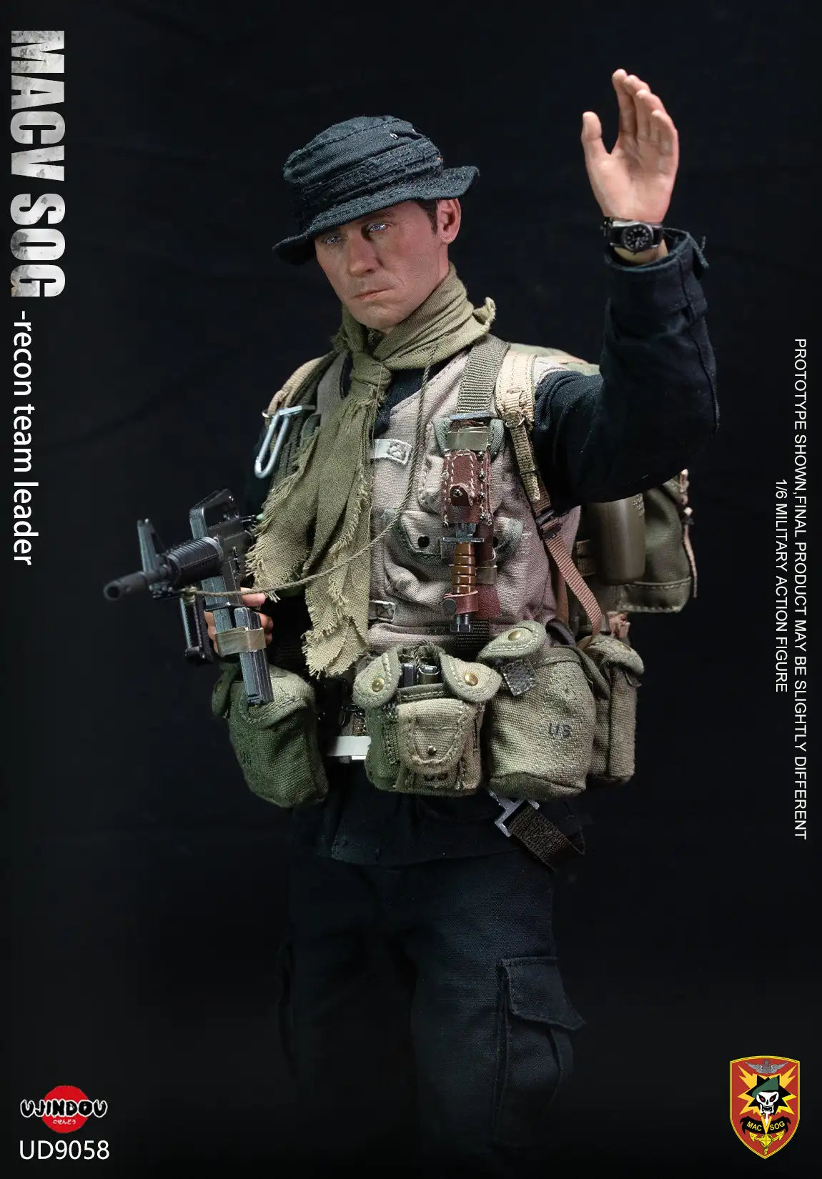 1:6 scale Ujindou MACV-SOG Recon Team Leader in Vietnam 12" Action Figure UD-9058 (PREORDER)