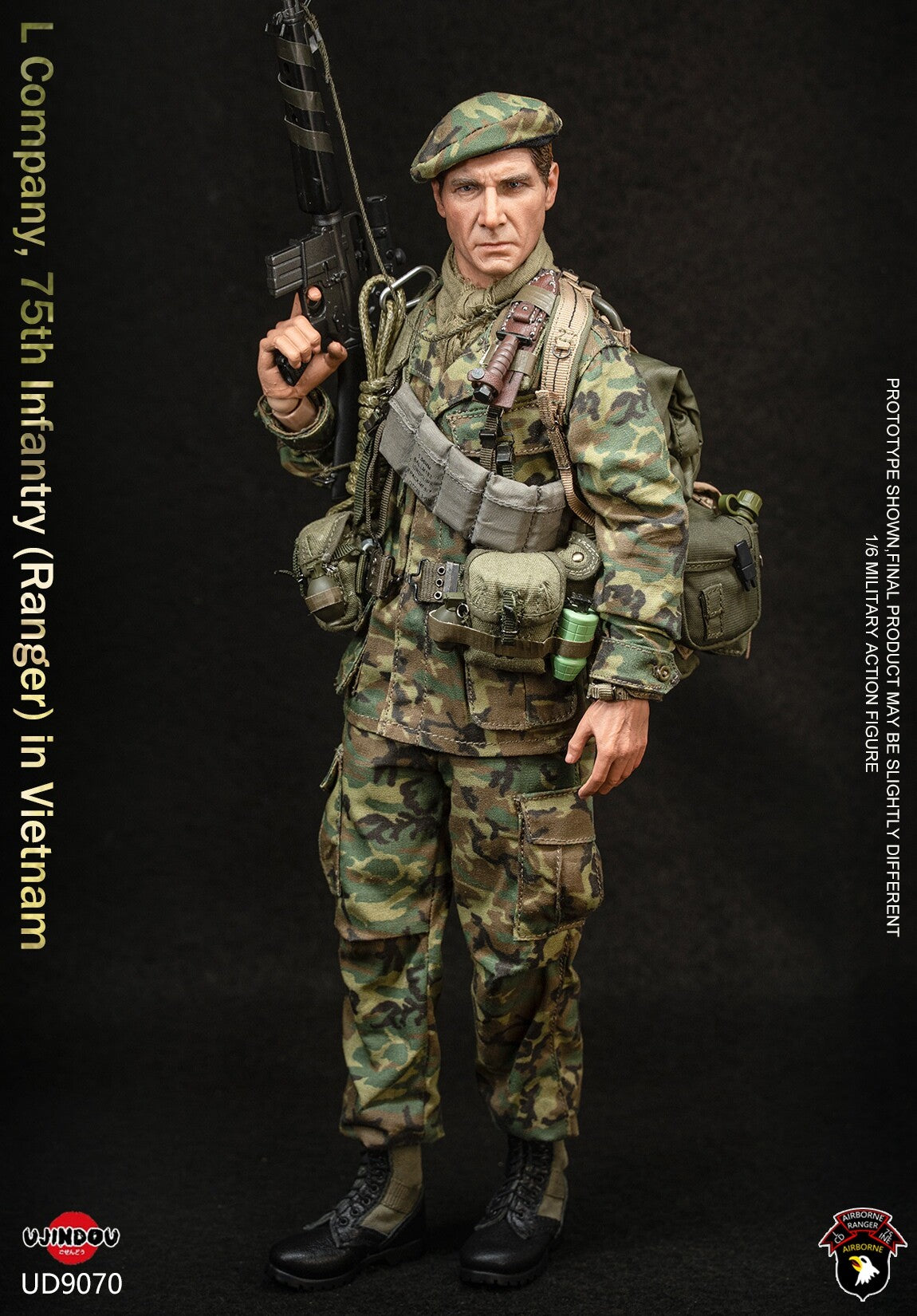 1:6 scale Ujindou UD9070 U.S. ARMY L Company 75th Infantry Ranger in Vietnam 12" Figure (PREORDER)