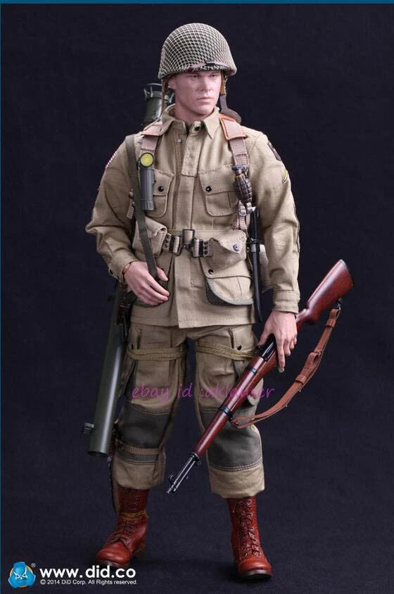 1:6 scale DiD WWII US 101 Airborne Private Ryan Male Head Sculpt for 12" Figures