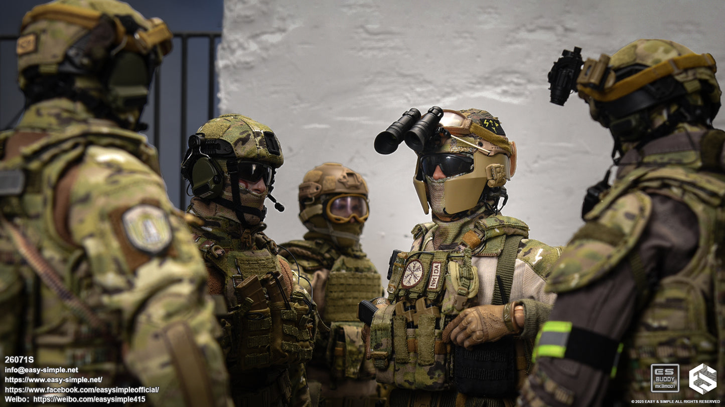 1:6 scale Easy & Simple Russian FSB ALPHA Team Leader Special Version 12" Action Figure 26071S