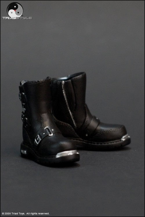 1:6 scale Triad Toys Dead Cell Jade Van Helsing Female Black Biker Boots