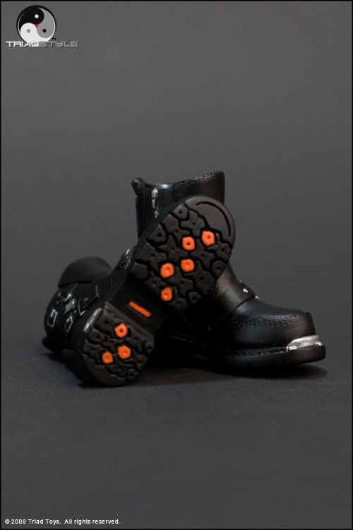 1:6 scale Triad Toys Dead Cell Jade Van Helsing Female Black Biker Boots