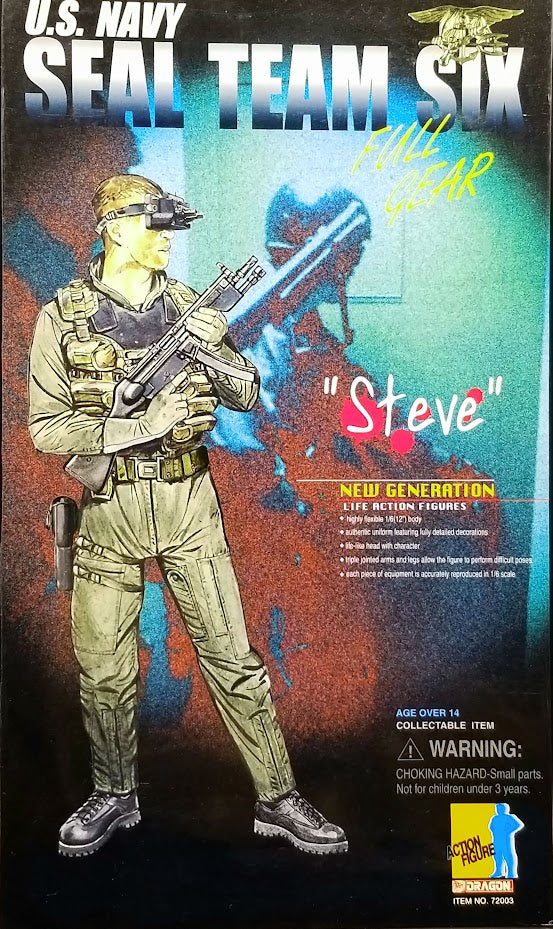 1:6 scale Dragon Navy SEAL Steve MP5 Vest Belt Pistol Set for 12" Figures