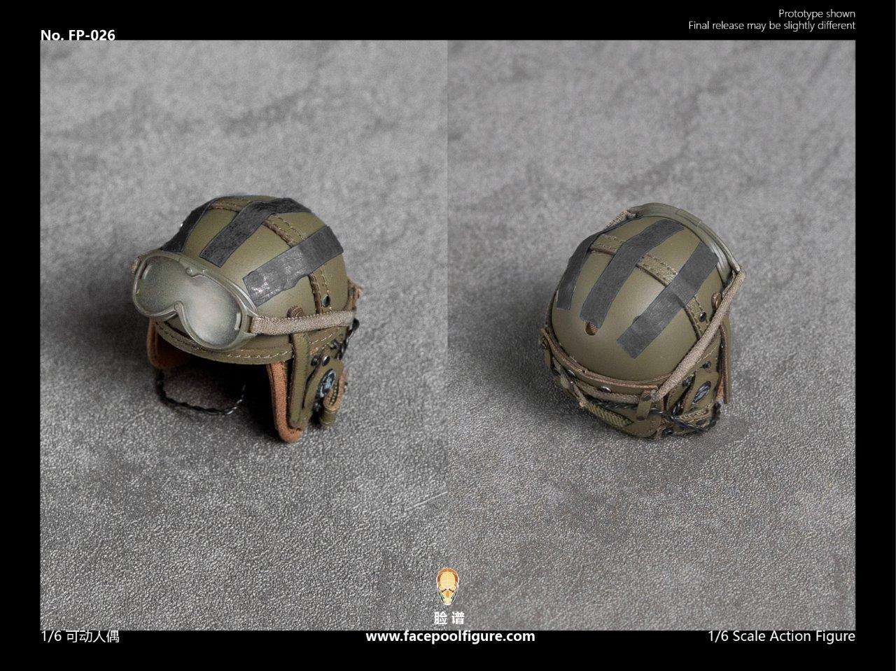 1:6  scale FacePool US 2nd Armored Division Technician Sherman Tank Gunner Special Edition 12" Figure FP026B (PREORDER)