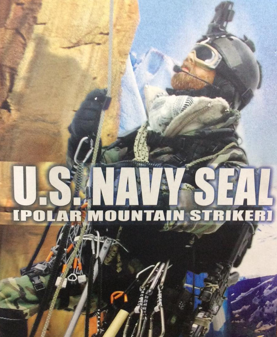 1:6 scale Hot Toys Polar Mountain Striker Tan Combat Boots (Foot Type) for 12" Figures