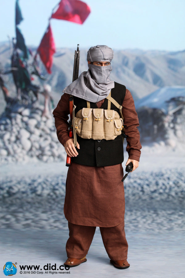 1:6 scale DiD Afghan Fighter Asad Black Vest for 12" Figures