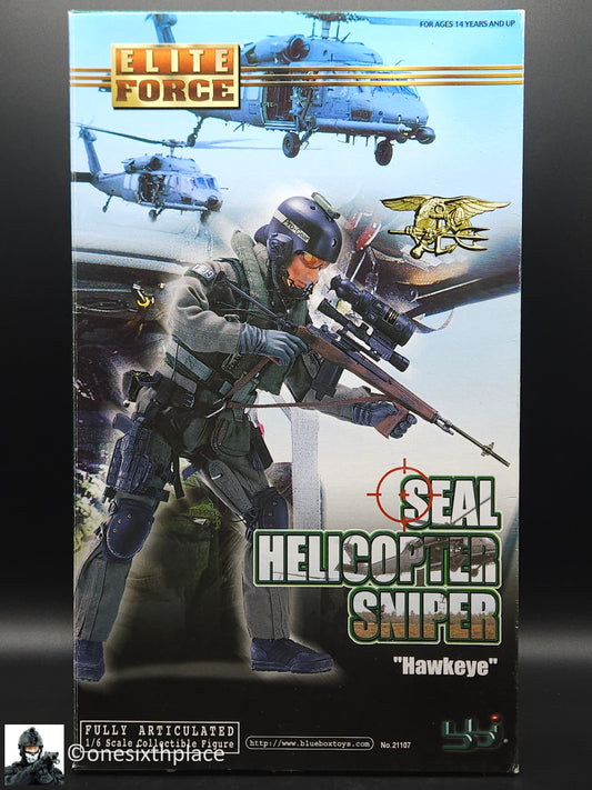 1:6 scale BBI Elite Force SEAL Helicopter Sniper Hawkeye 12" Action Figure