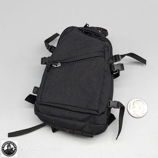 1:6 scale Easy & Simple NAVY Special Warfare Operator Black Backpack for 12" Figures