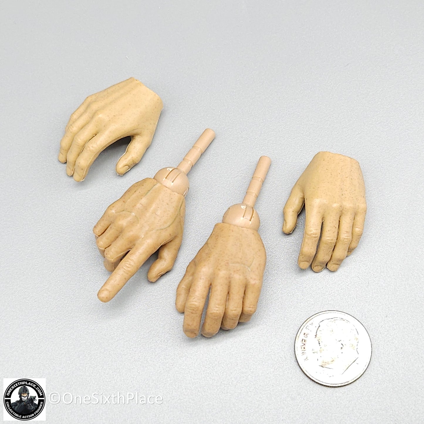 1:6 scale Easy & Simple NAVY Special Warfare Operator Male Nude Hands for 12" Figures