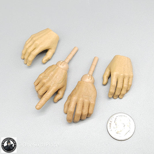 1:6 scale Easy & Simple NAVY Special Warfare Operator Male Nude Hands for 12" Figures